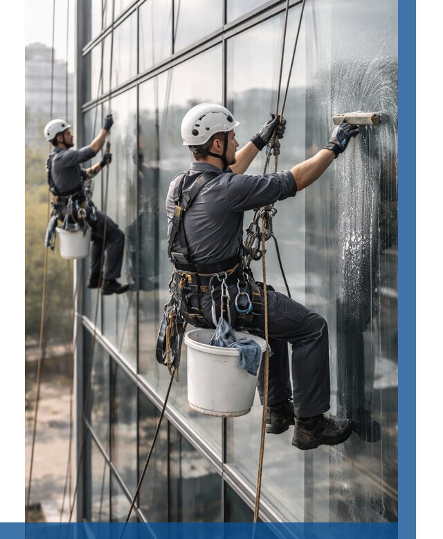 Мойка сплошного остекления в Армавире, заказать от 304 р.| ВЫСОТНИК-Рмв