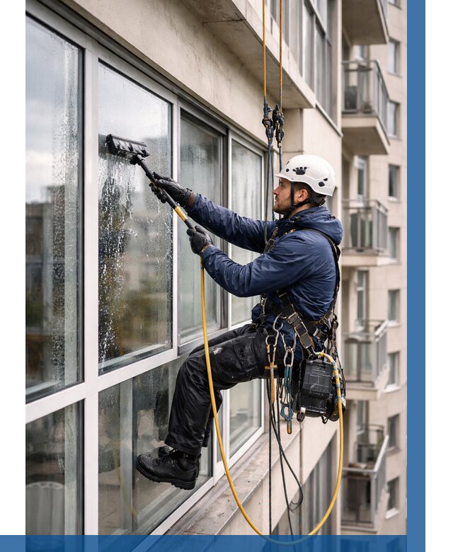 Мойка балконного остекления в Армавире от 3546 р. | ВЫСОТНИК-Рмв