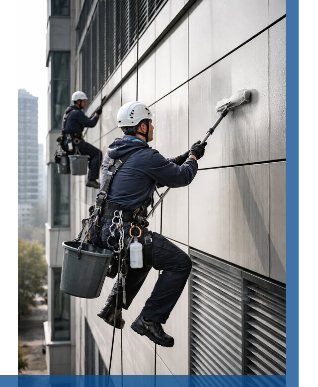 Мойка вентилируемого фасада в Армавире от 253 р. | ВЫСОТНИК-Рмв