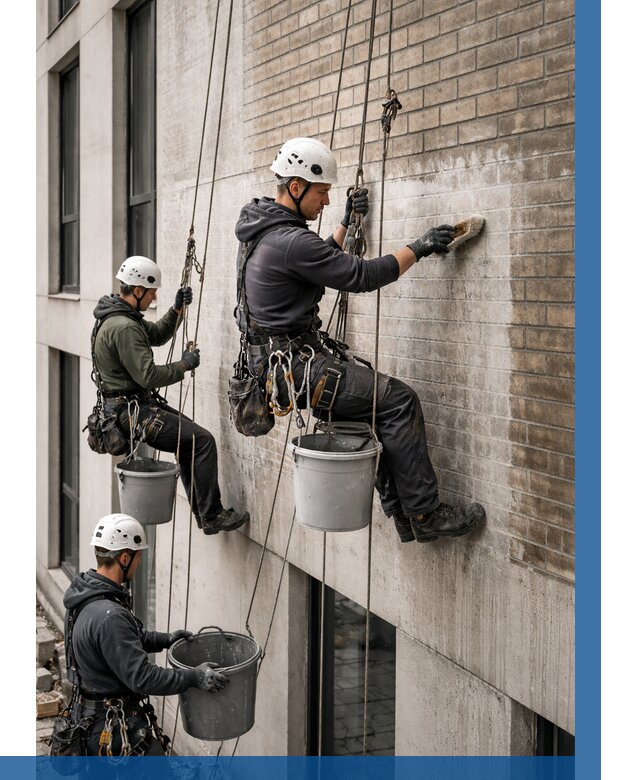 Удаление высолов с фасада в Армавире от 253 р. | ВЫСОТНИК-Рмв