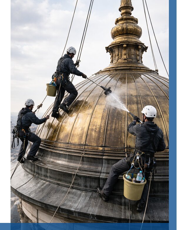 Мойка куполов и шпилей в Армавире от 8105 р. - заказать | ВЫСОТНИК-Рмв