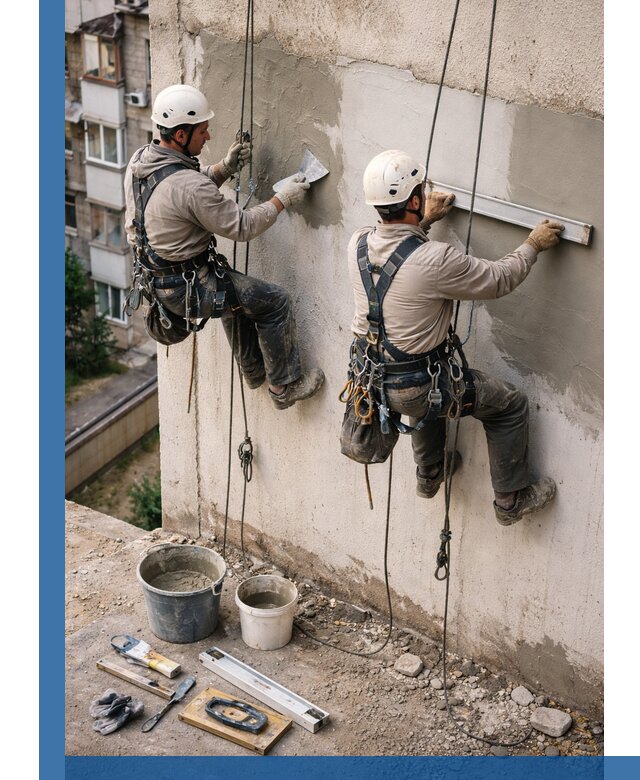 Комплексный ремонт штукатурного фасада с гарантией в Армавире