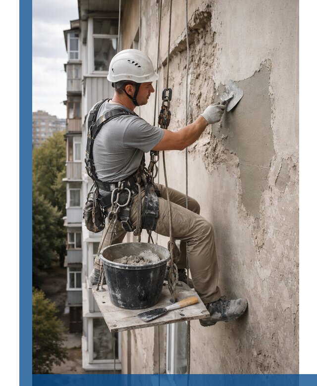 Восстановление фасадной штукатурки в Армавире с гарантией качества