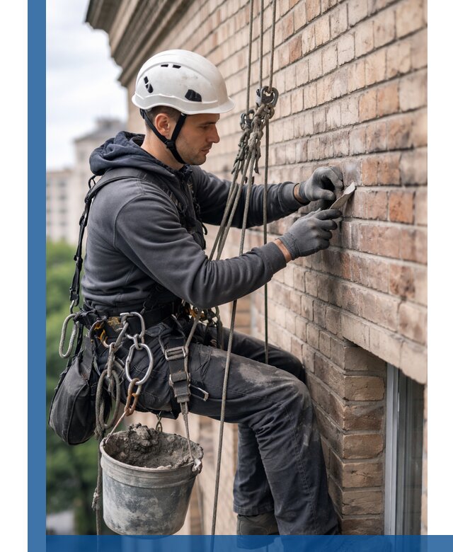 Качественный ремонт кирпичной кладки фасада в Армавире с гарантией