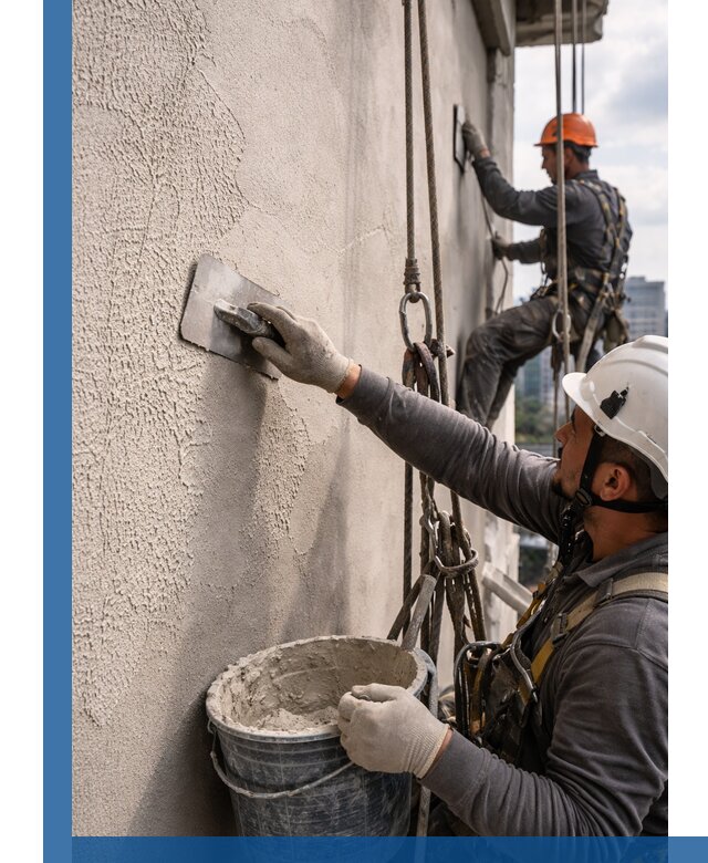 Декоративная штукатурка фасада с утеплением и защитой в Армавире