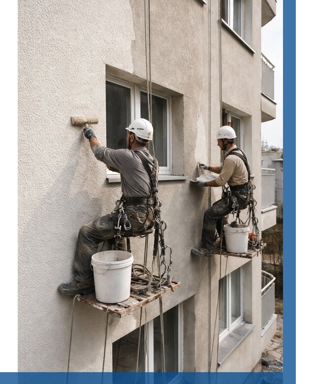 Нанесение короеда на фасад в Армавире от 456 р. | ВЫСОТНИК-Рмв