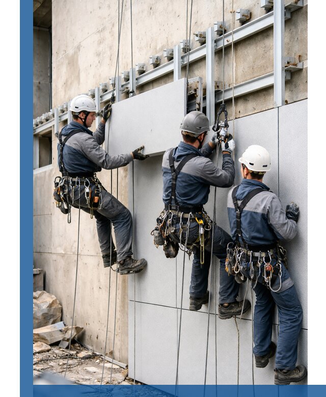 Монтаж вентилируемого фасада в Армавире под ключ с гарантией качества