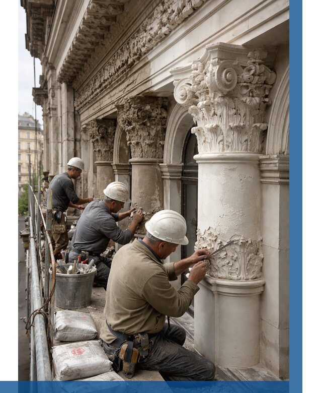 Реставрация фасадной лепнины в Армавире от 2533 р. | ВЫСОТНИК-Рмв