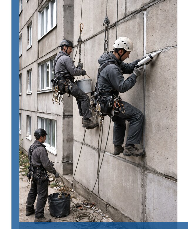 Герметизация межпанельных швов в Армавире с гарантией герметичности