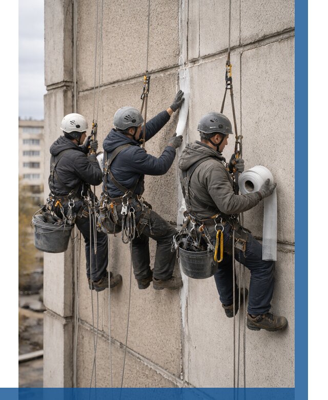 Ремонт межпанельных швов в Армавире от 760 р. | ВЫСОТНИК-Рмв