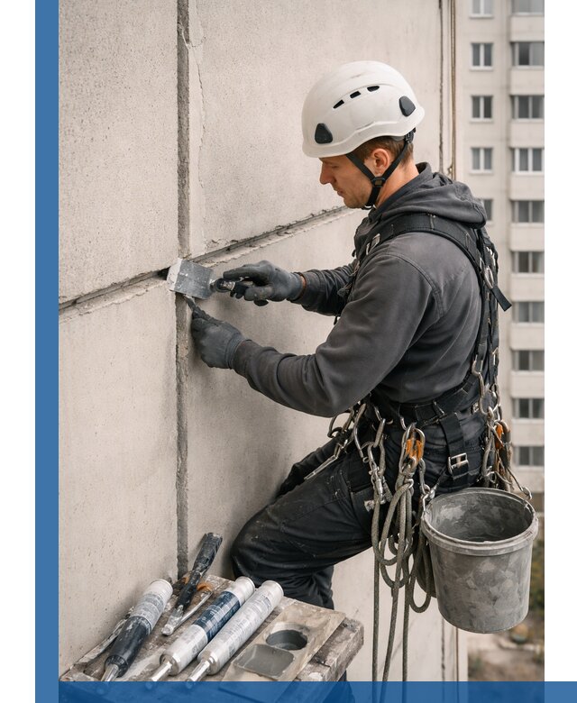 Ремонт межпанельных швов в Армавире герметизация и восстановление