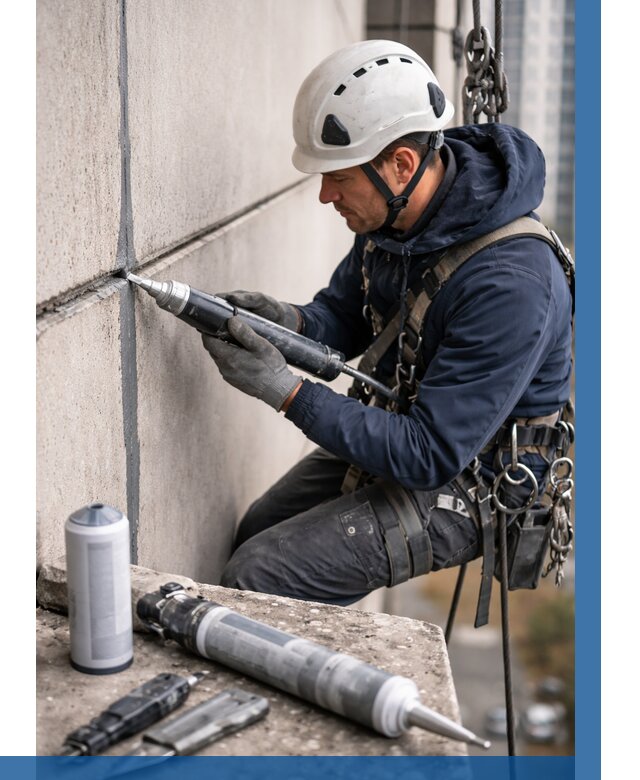 Вторичная герметизация швов в Армавире от 456 р. | ВЫСОТНИК-Рмв