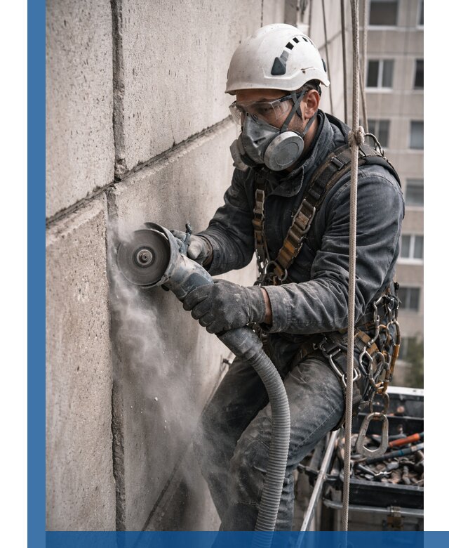 Штробление межпанельных швов в Армавире качественно и быстро