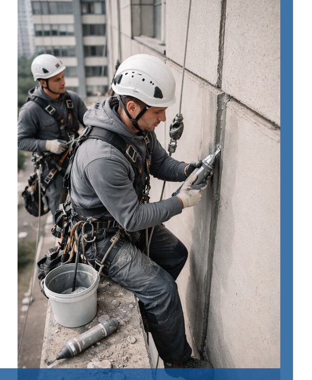 Ремонт деформационных швов здания в Армавире от 1013 р. | ВЫСОТНИК-Рмв