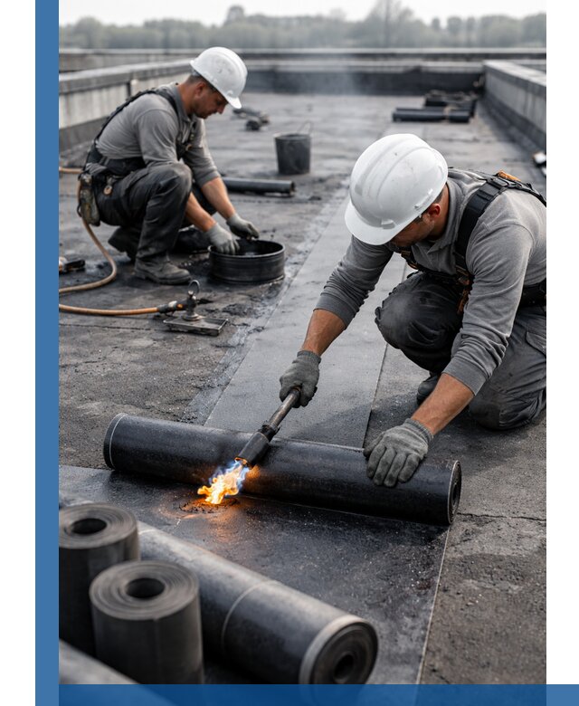 Ремонт рулонной кровли в Армавире герметизация и восстановление