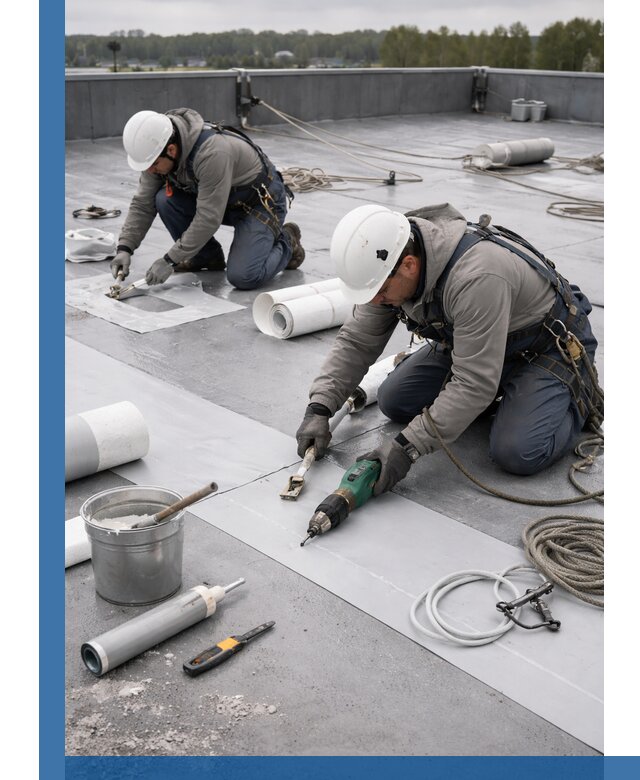 Ремонт мембранной кровли в Армавире качественно и с гарантией