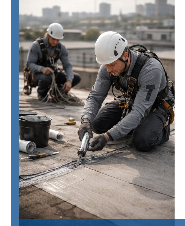 Аварийное и капитальное устранение протечек кровли в Армавире