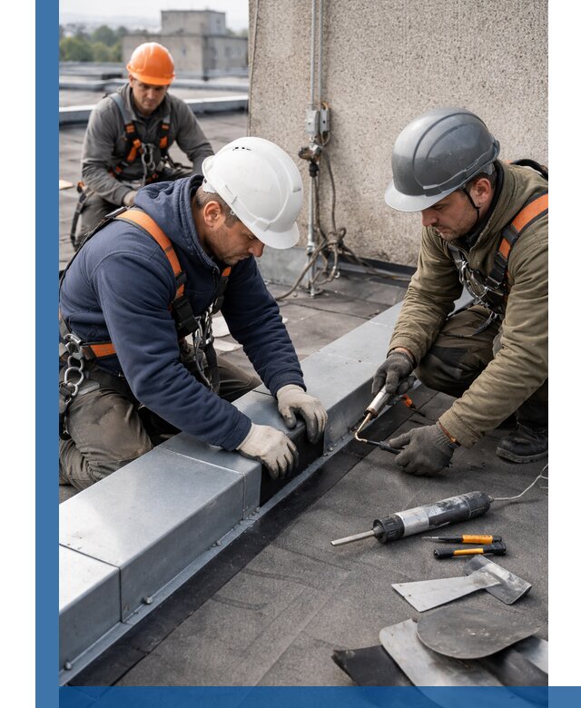 Ремонт кровельных примыканий в Армавире профессионально