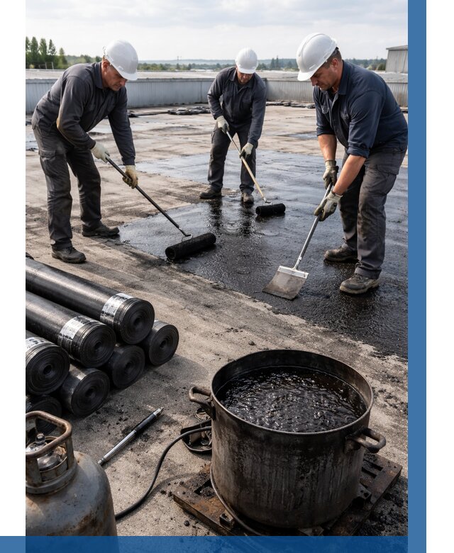 Гидроизоляция кровли мастикой в Армавире от 608 р. | ВЫСОТНИК-Рмв