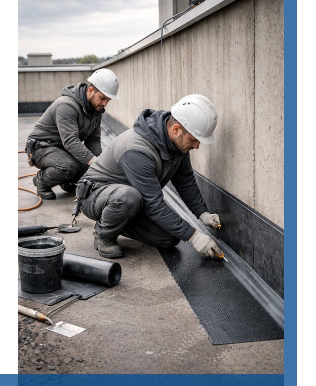 Гидроизоляция примыканий на кровле в Армавире от 912 р. | ВЫСОТНИК-Рмв