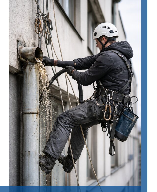 Прочистка водосточных труб в Армавире от 3546 р. | ВЫСОТНИК-Рмв