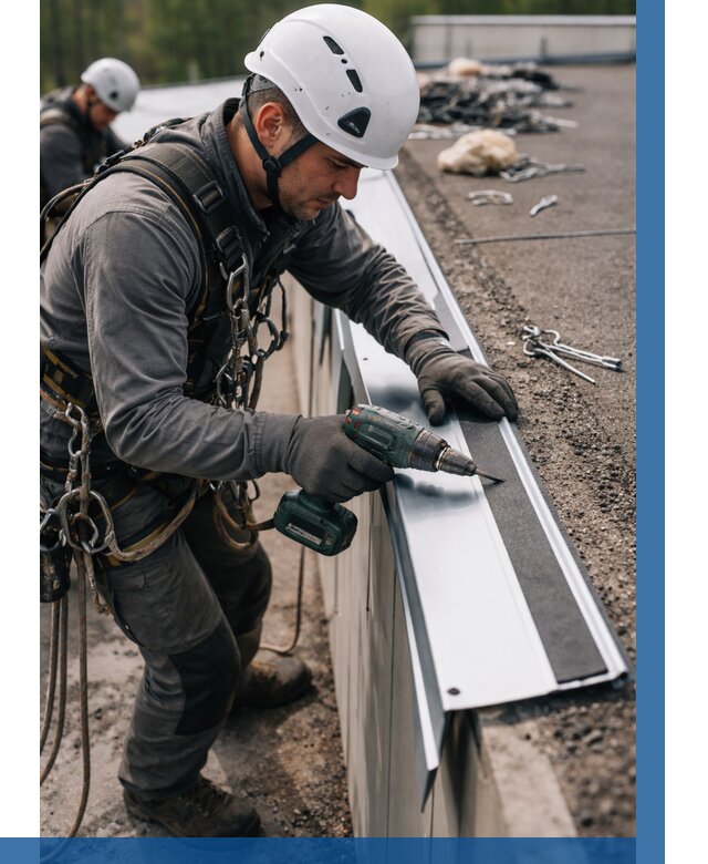 Монтаж капельника на кровле в Армавире от 304 р. | ВЫСОТНИК-Рмв