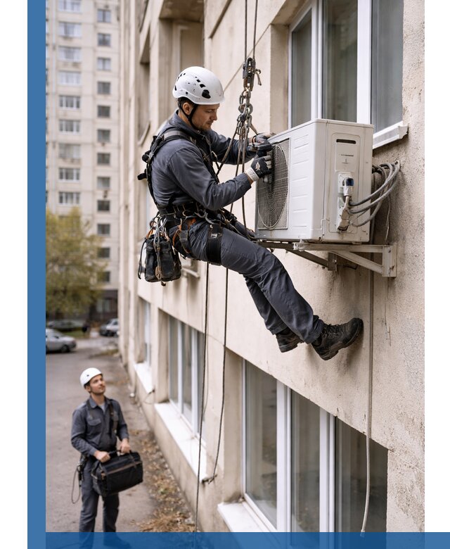 Демонтаж внешнего блока кондиционера в Армавире профессионально