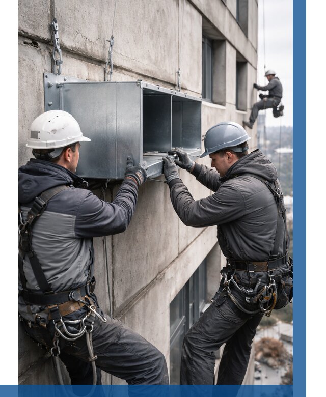 Монтаж вентиляционных коробов в Армавире от 3039 р. | ВЫСОТНИК-Рмв