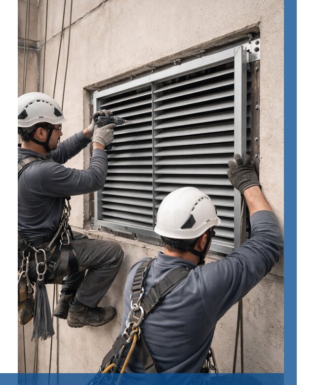 Монтаж вентиляционных решеток в Армавире от 4559 р. | ВЫСОТНИК-Рмв