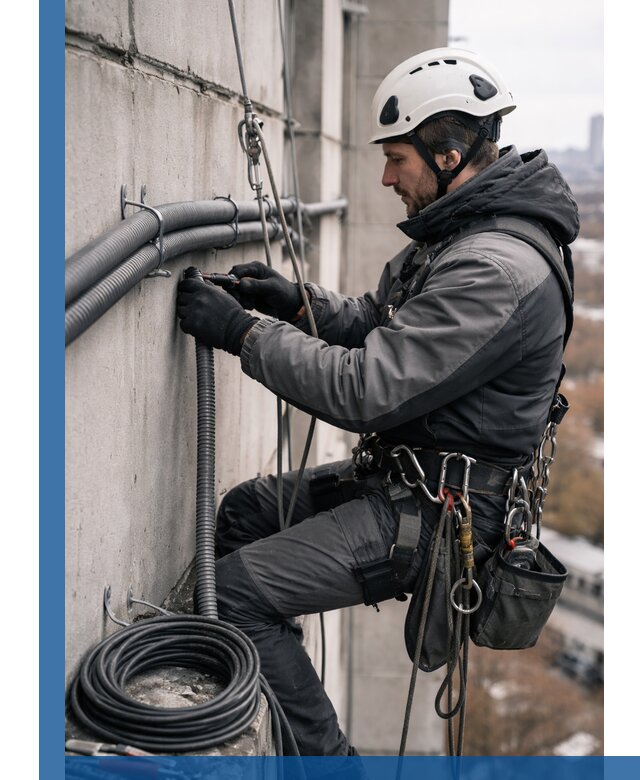 Профессиональный монтаж гофры для кабеля в Армавире с гарантией