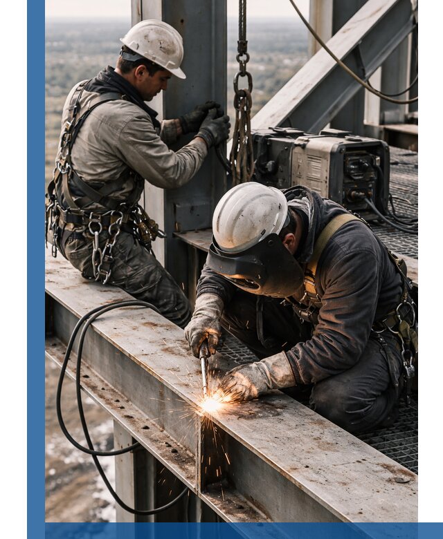 Высотные сварочные работы в Армавире для промышленных объектов