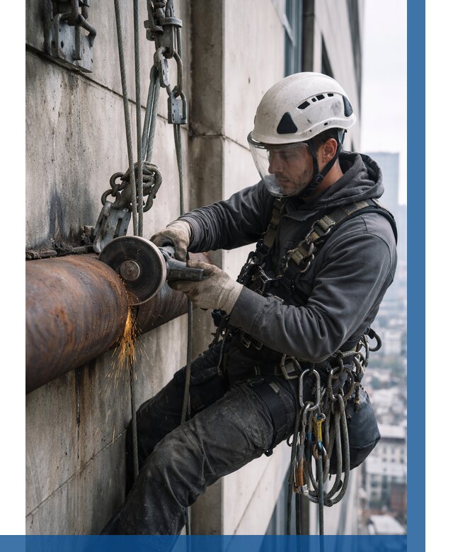 Резка металла на высоте в Армавире по цене от 4559 р. | ВЫСОТНИК-Рмв