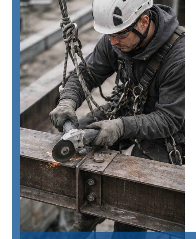 Резка металла на высоте в Армавире для зданий и конструкций