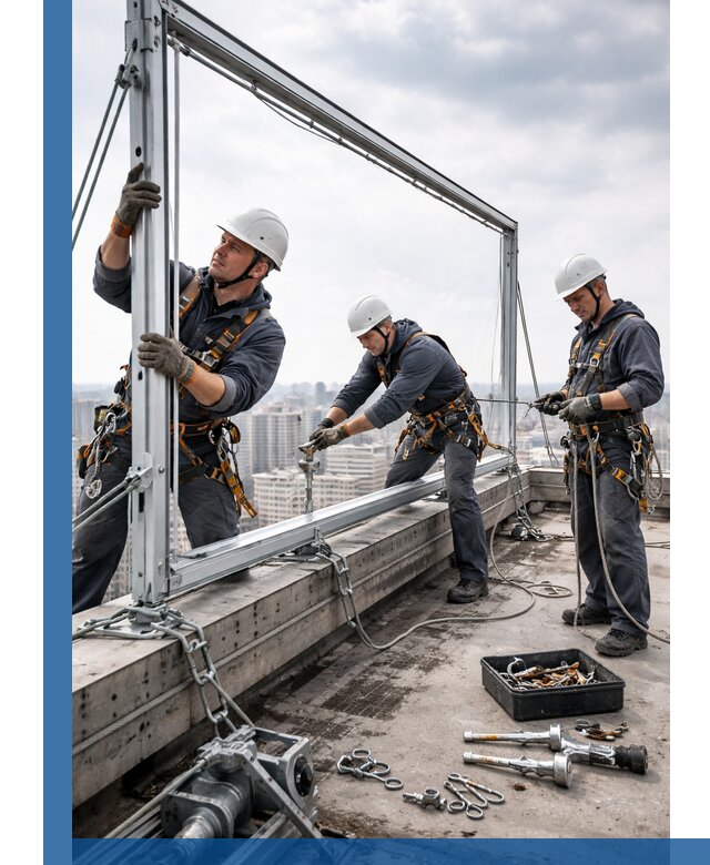 Монтаж крышных рекламных конструкций под ключ в Армавире