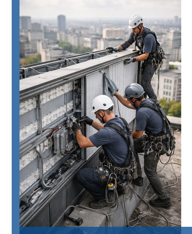 Профессиональное обслуживание крышной рекламы в Армавире под ключ