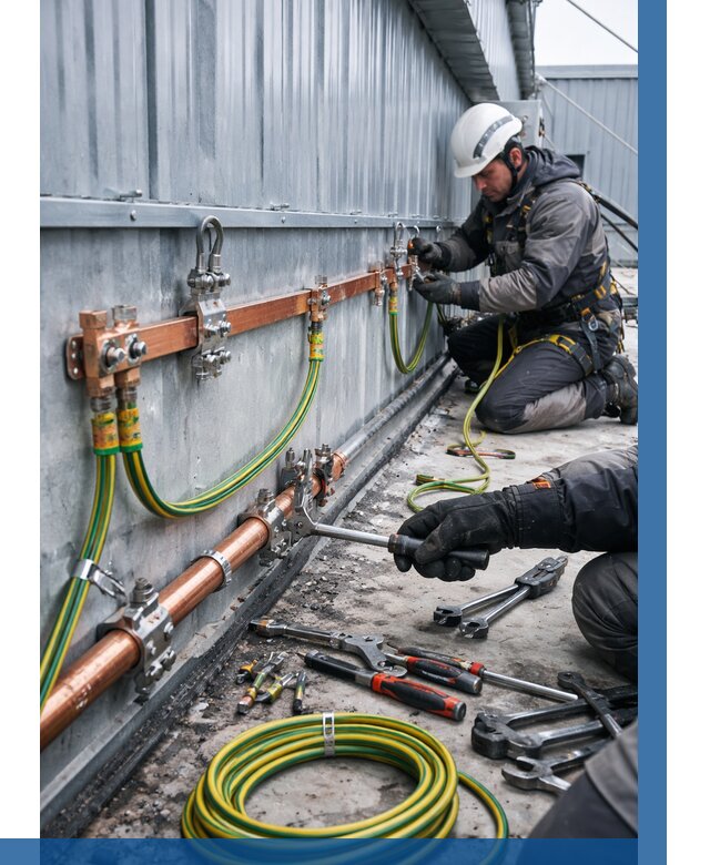 Монтаж заземления здания в Армавире от 25328 р. | ВЫСОТНИК-Рмв