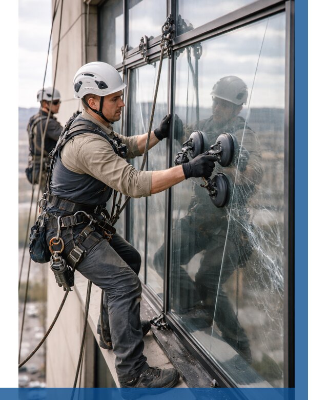 Замена стекла в витраже в Армавире под ключ от 8611 р. | ВЫСОТНИК-Рмв