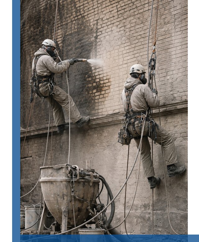 Пескоструйная очистка фасадов в Армавире профессионально