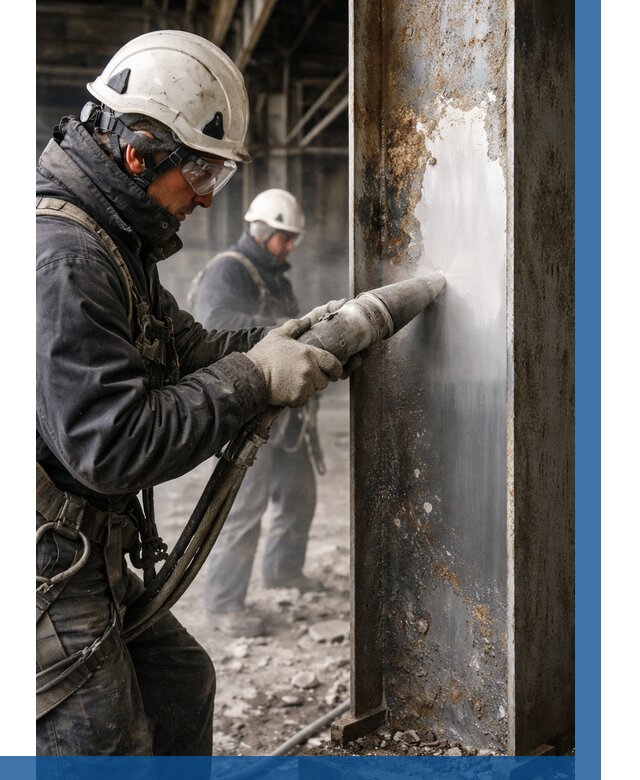 Удаление старой краски с металла в Армавире от 456 р. | ВЫСОТНИК-Рмв