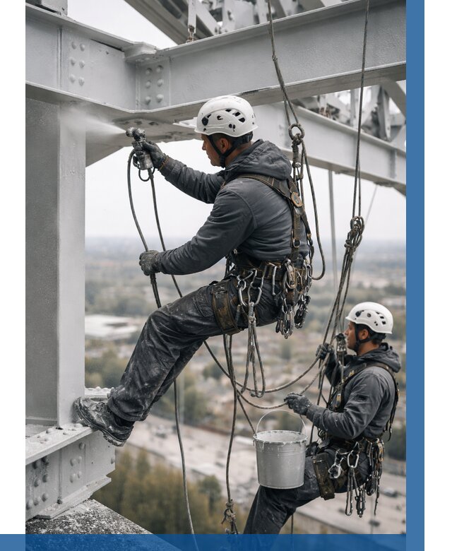 Покраска металлоконструкций на высоте в Армавире 355 р |ВЫСОТНИК-Рмв