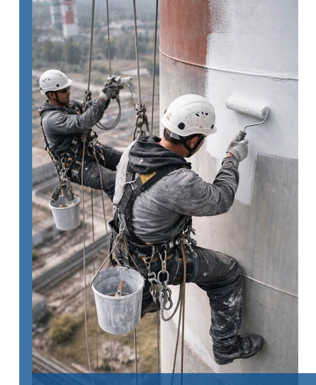 Покраска дымовых труб в Армавире: антикоррозийная защита и восстановление
