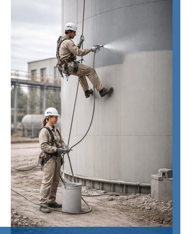 Покраска резервуаров в Армавире от 1216 р. | ВЫСОТНИК-Рмв — заказать