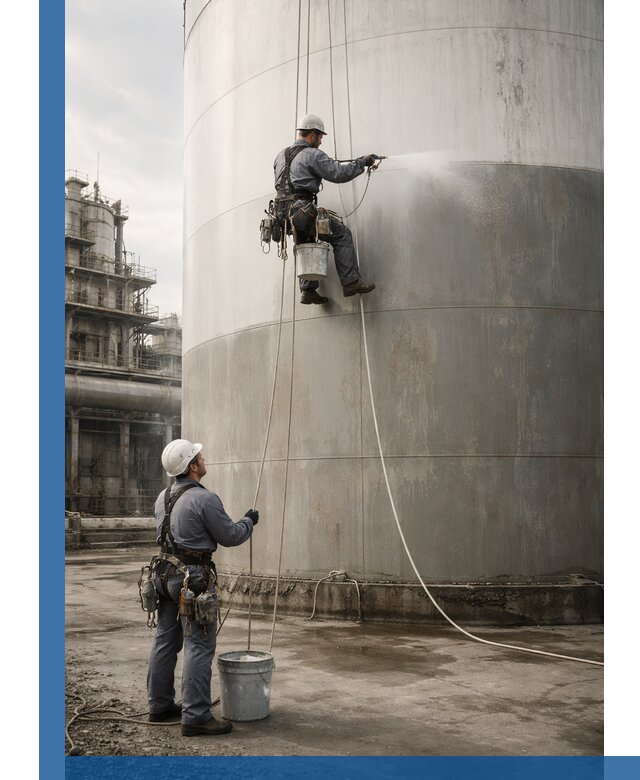 Покраска стальных резервуаров и емкостей в Армавире профессионально