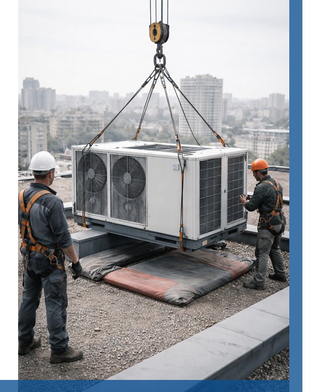 Подъем груза на крышу в Армавире от 5066 р. | ВЫСОТНИК-Рмв заказать