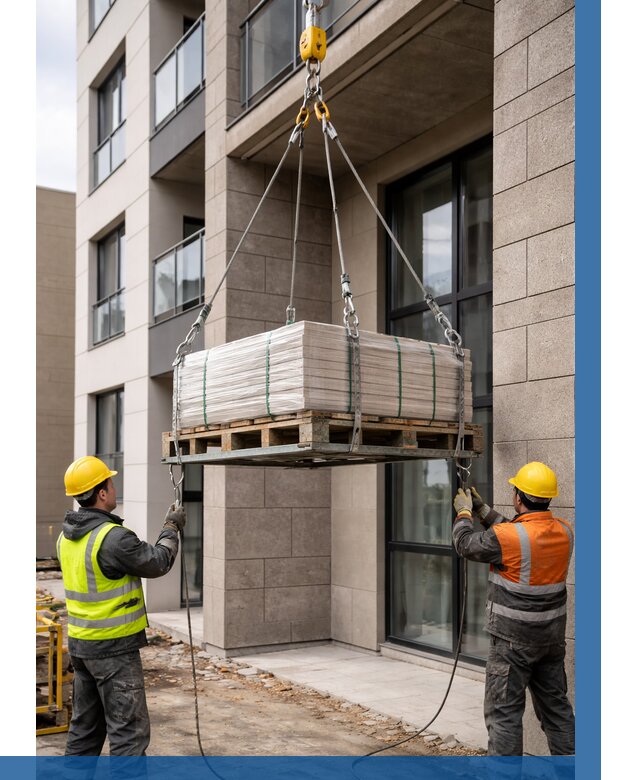 Подъем керамогранита на этаж в Армавире от 3546 р. | ВЫСОТНИК-Рмв