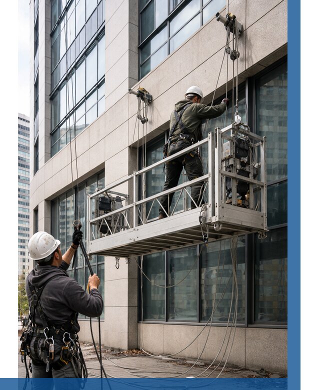 Монтаж и подъем фасадной люльки в Армавире от 12157 р. | ВЫСОТНИК-Рмв