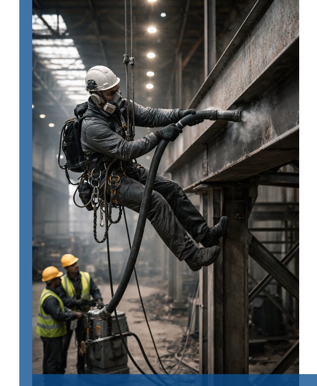 Обеспыливание конструкций в цехах промышленного производства в Армавире