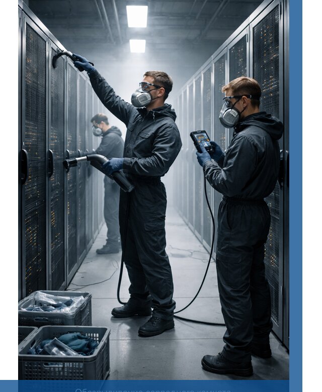 Обеспыливание серверной комнаты в Армавире от 4559 р. | ВЫСОТНИК-Рмв