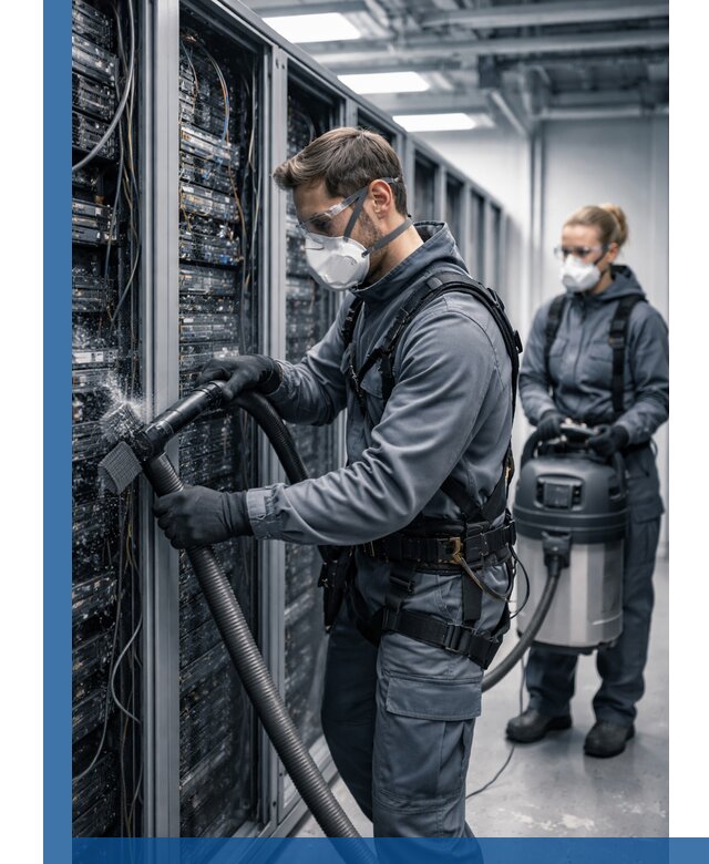 Обеспыливание серверной комнаты в Армавире, профессиональная очистка