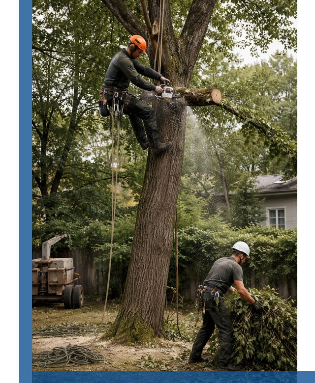 Кронирование деревьев в Армавире, безопасная высотная обрезка